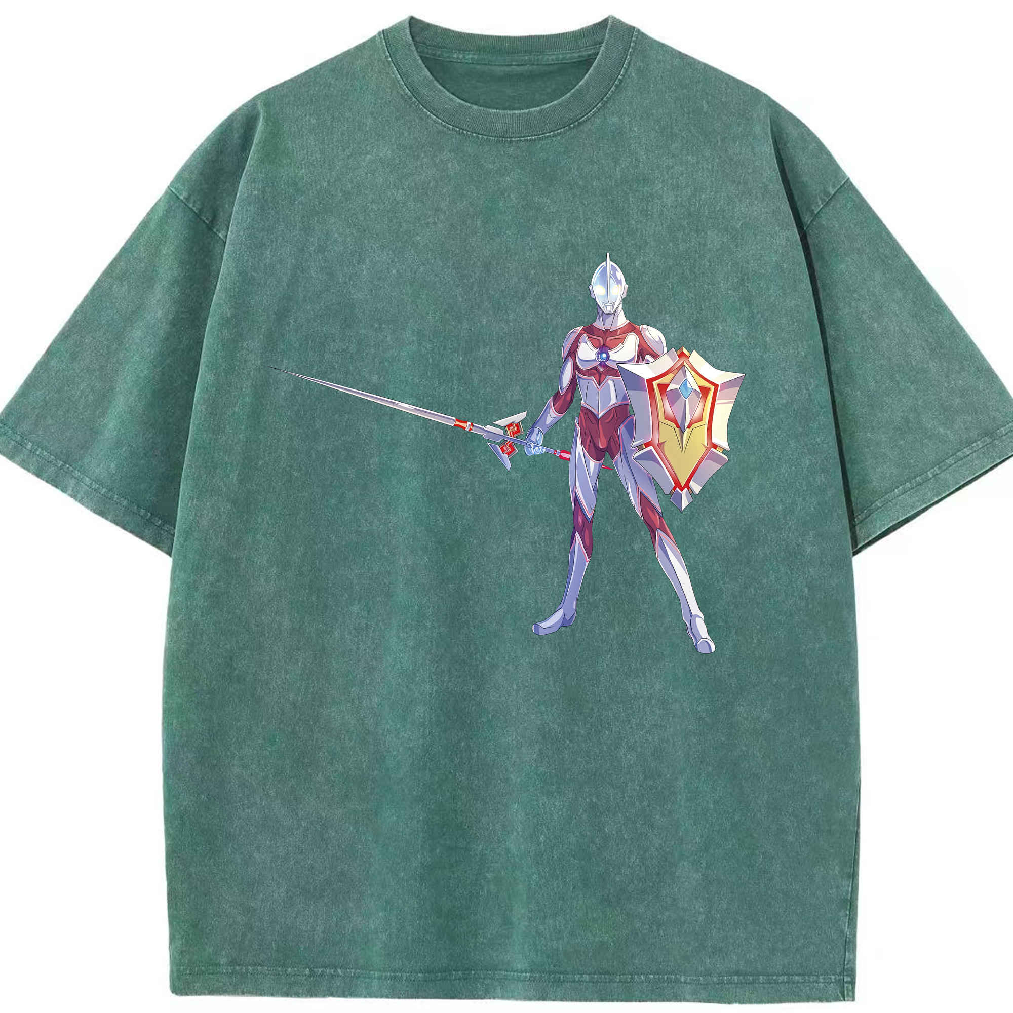 （画像用） ウルトラマン Ultraman 綿100% ヴィンテージ風 半袖Tシャツ（フロントプリント）